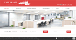 Desktop Screenshot of haferkamp-immobilien.de