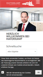 Mobile Screenshot of haferkamp-immobilien.de