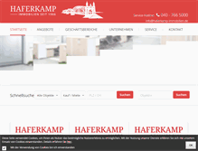 Tablet Screenshot of haferkamp-immobilien.de